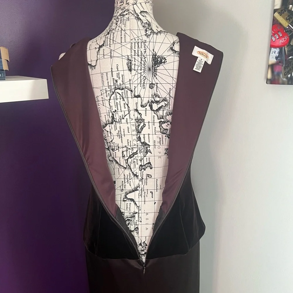 Talbots Sleeveless Maxi Dress Gown - Picture 7 of 9
